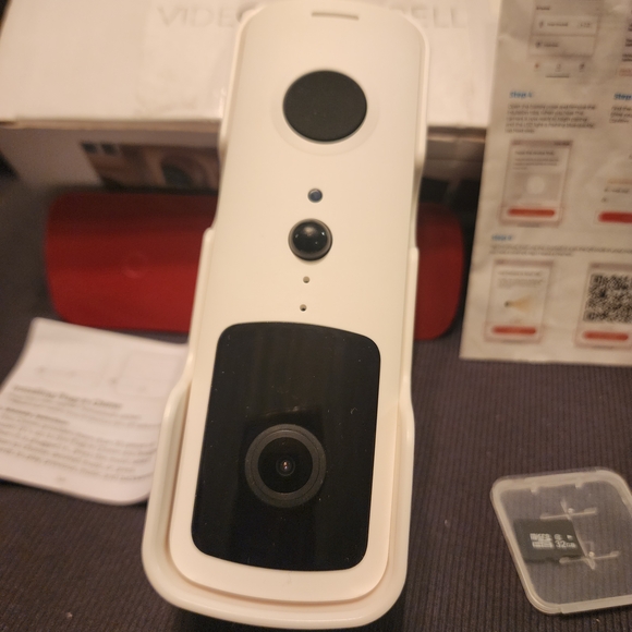 Smart Home Video Doorbell White | Wireless WiFi Security Camera Doorbell - Picture 3 of 9